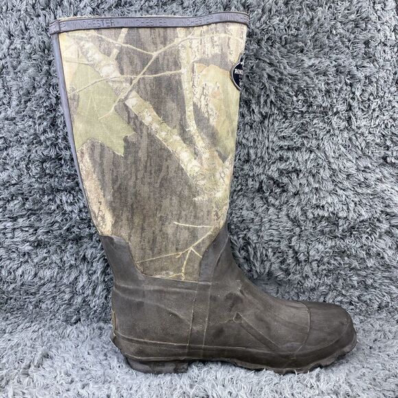 Winchester Series Pro Line Rubber Camo Boots Men's 8 Thinsulate 200 grams - Picture 5 of 10